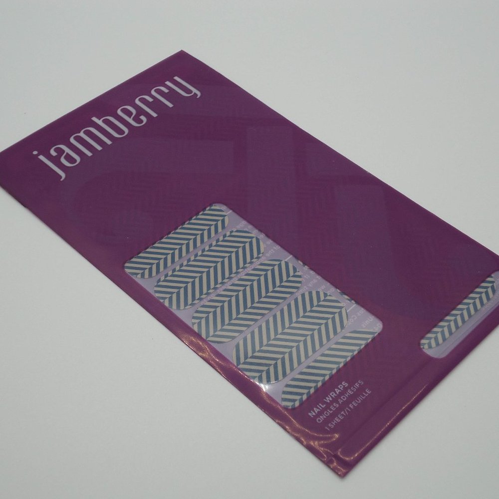 Jamberry Nail Wraps Slatted Herringbone